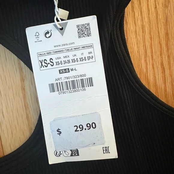 ZARA One Sleeve Seamless Mini Dress - Picture 6 of 10